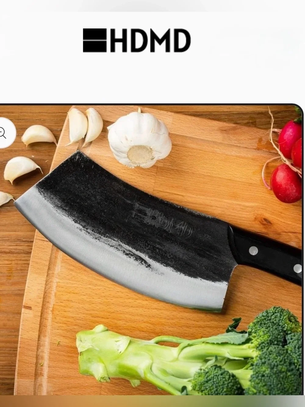 Premium 7.28” High Carbon Steel Chef Knife – Pakkawood Handle 🔥🍽️